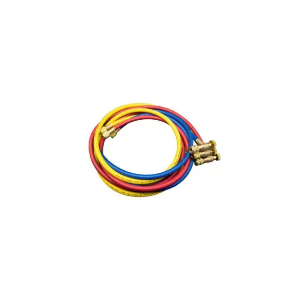 Töltőcső sarokszeleppel MRH-1SV, szett 5/16"-1/4", Y, R, B,180cm Wipcool