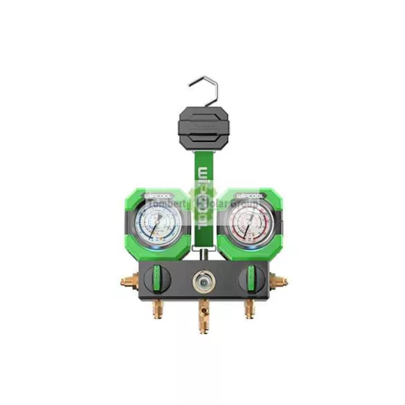 Szervízcsaptelep készlet R22, R410, R32-2 utas MG-2K (LED világítás)